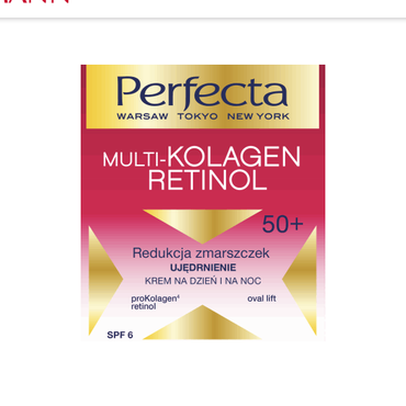 Perfecta -  Perfecta Multi-kolagen Retinol 60+ Silna redukcja zmarszczek Lifting Krem na dzień i na noc SPF6